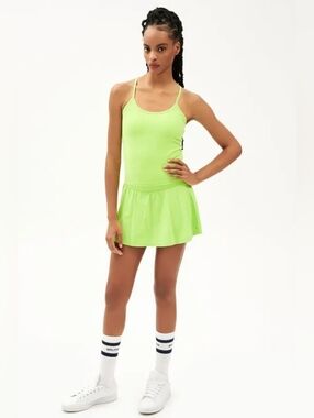 Splits59 Airweight High Waist Skort - Neon Lime Size S / Small NWOT